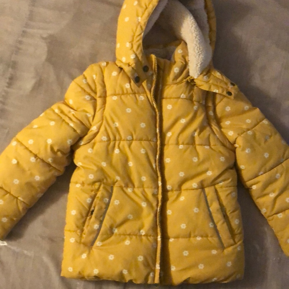Mini Boden Cosy 2 in 1 Padded Jacket Coat Puffer Size 6-7